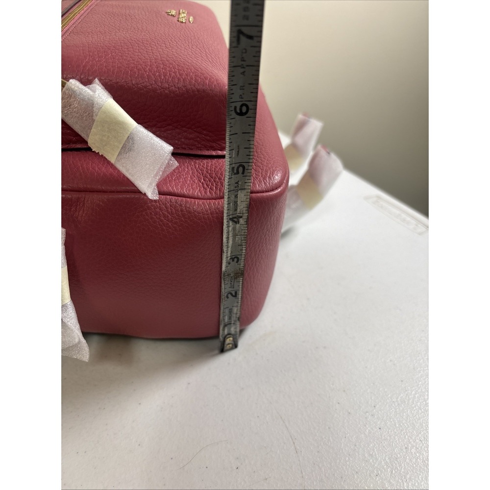 Coach F30550 Medium Charlie Backpack Pebble Leather Bag Strawberry MSRP $350 NWT - Picture 11 of 13